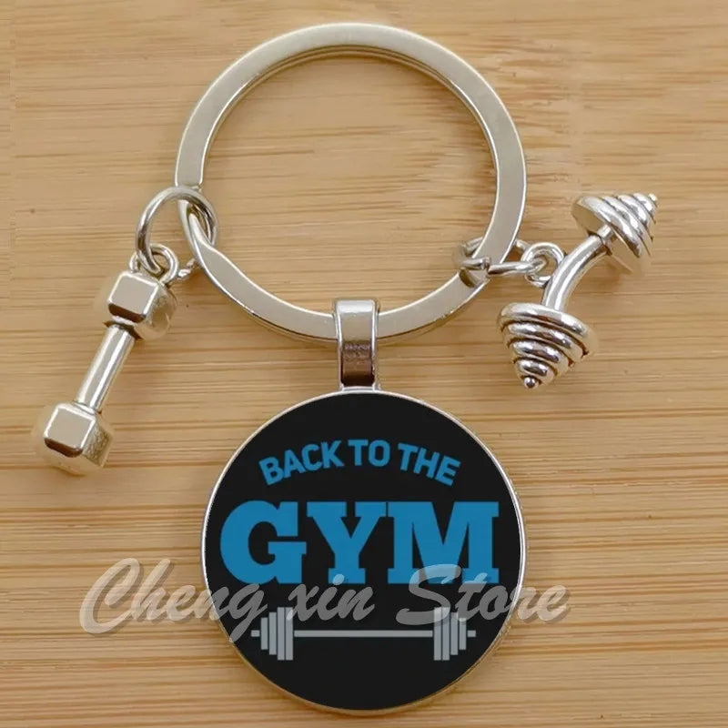 Gym Keyring Keychain Suitable For Bodybuilding Athletes Heavy Men Boys Bodybuilding Sports Unisex Men Tactical Rock Keyring Keyc