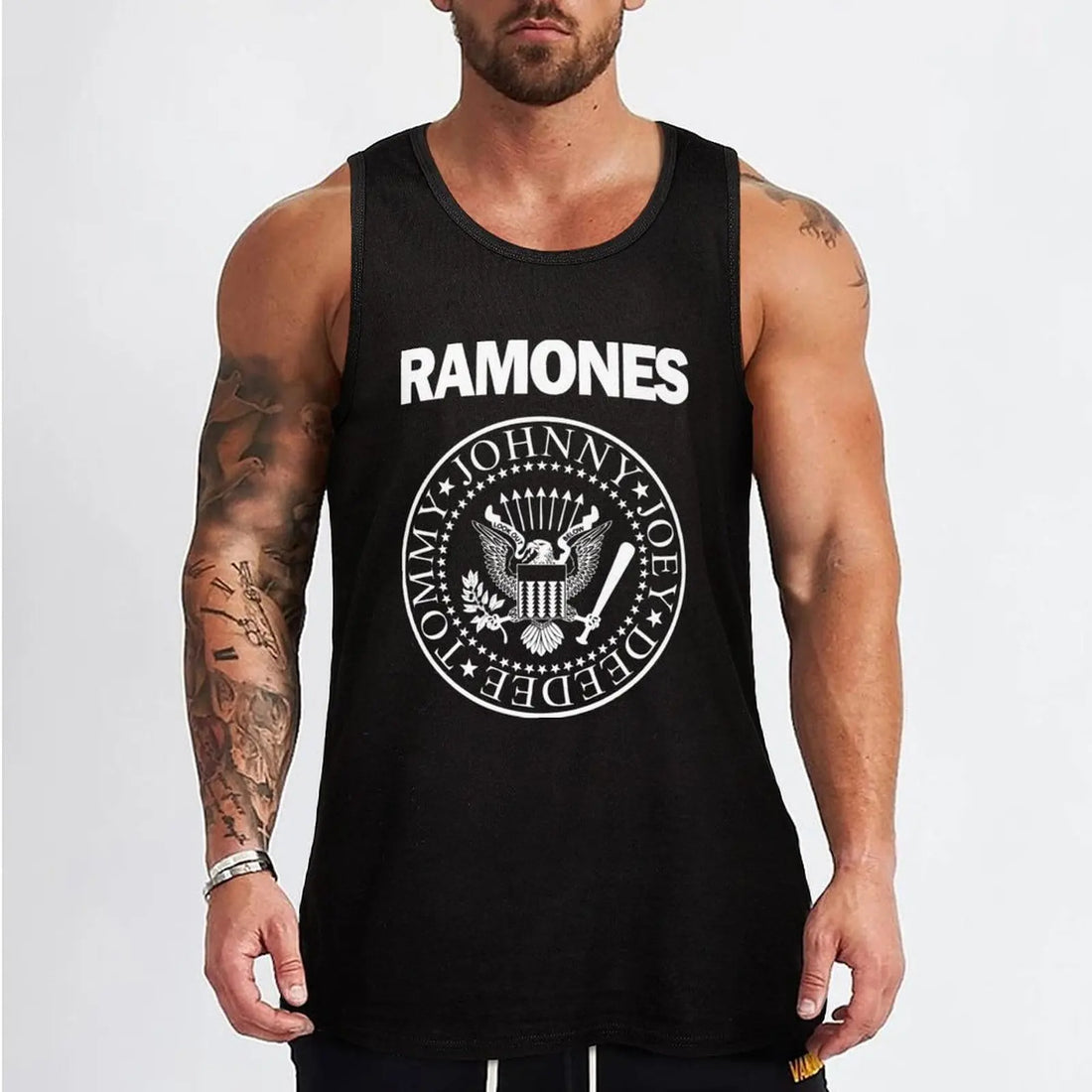 The Ramone Merch Essential Tank Top bodybuilding t shirt fitness bodybuilding men clothes basketball