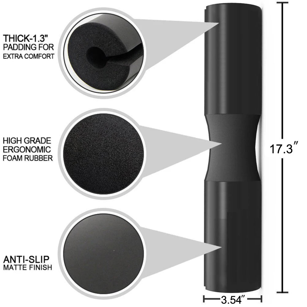 Squat Sponge Barbell Pad Protector Gym Weightlifting Shoulder Pads Support Fitness Hip Push Bar Exercise Protector Safety Pads