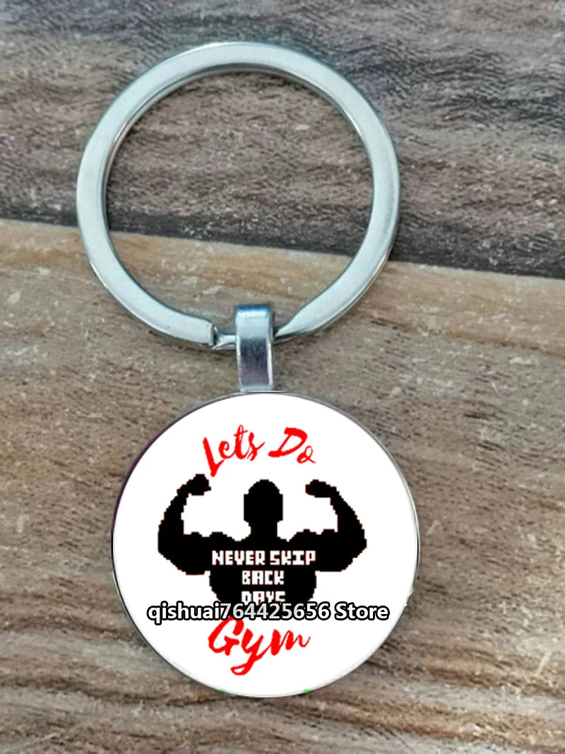Gym Keyring Keychain Suitable For Bodybuilding Athletes Heavy Men Boys Bodybuilding Sports Unisex Men Tactical Rock Keyring Keyc